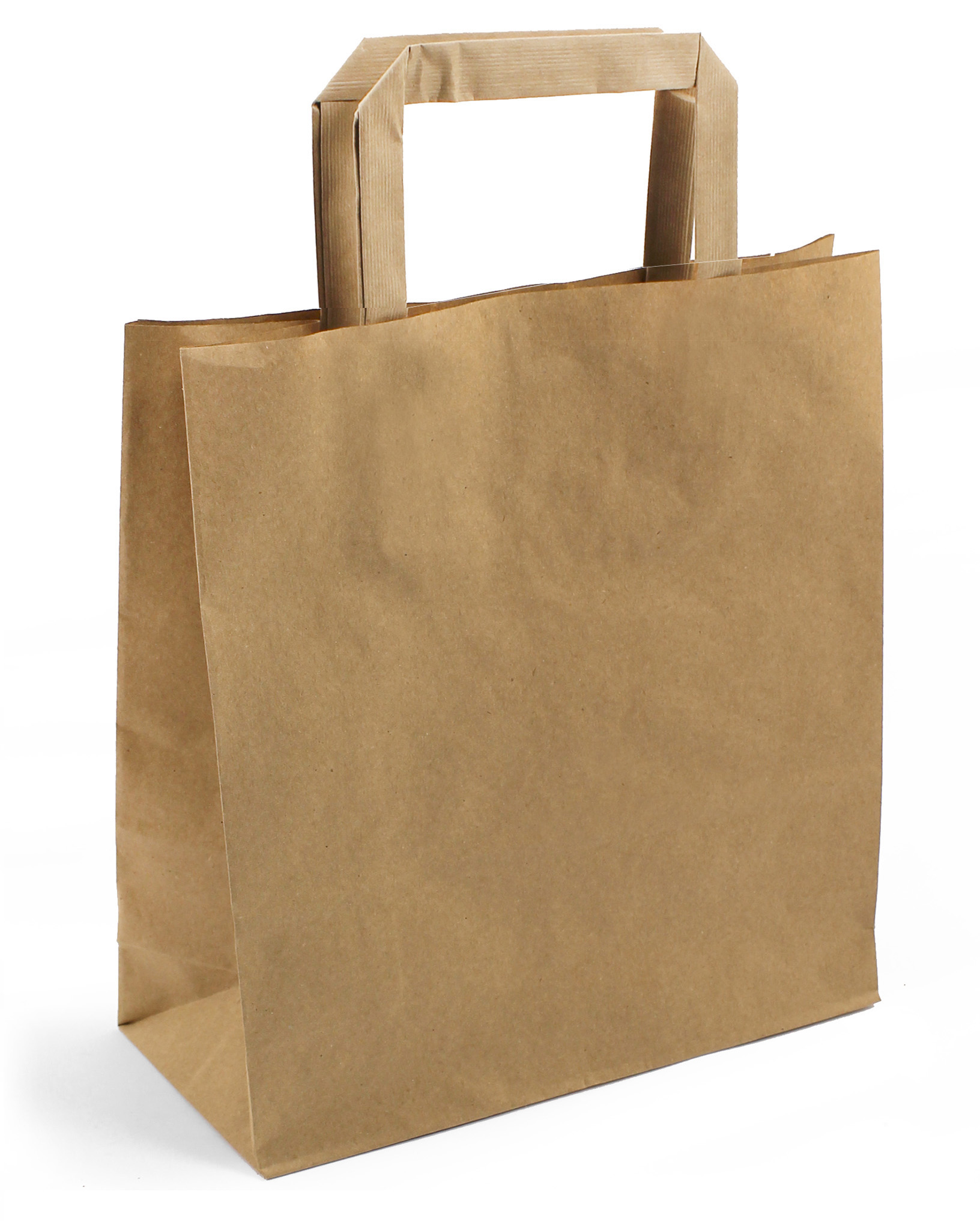 Brown Kraft Paper Carrier Bag - 580mm x 495mm x 210mm - Brown - Pack of 50