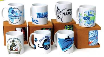 Customized Ceramic Mugs - 11oz 80x95mm - MOQ: 12  (Ai6400)