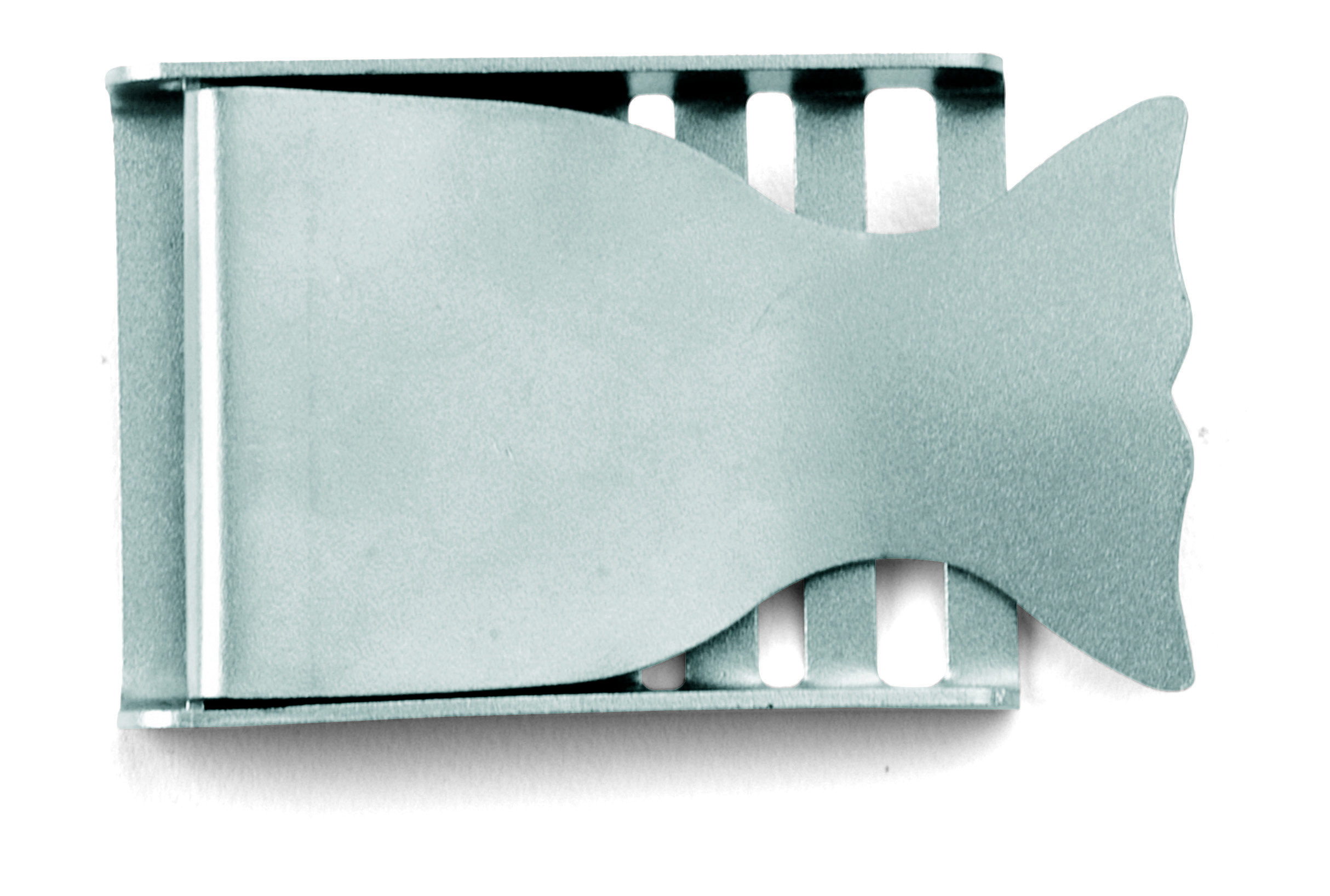 S.Steel Buckle, Whale (FI0106)