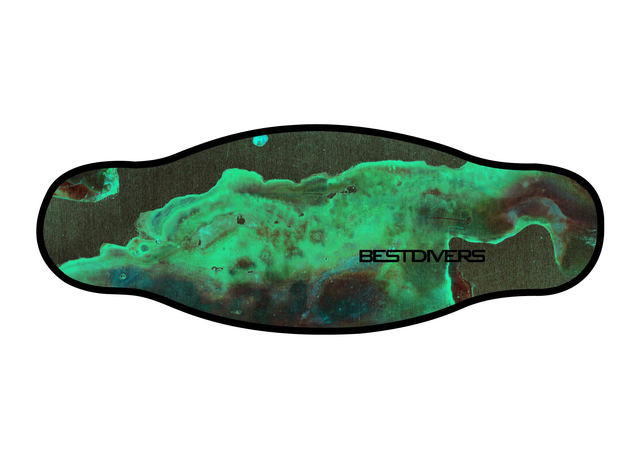 Neoprene Mask Strap - Acid - double layer (IN/ACID)