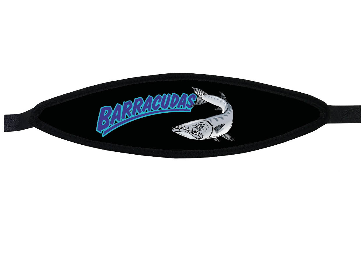Neoprene Mask Strap - Barracuda - with velcro (IN/BRC-V)