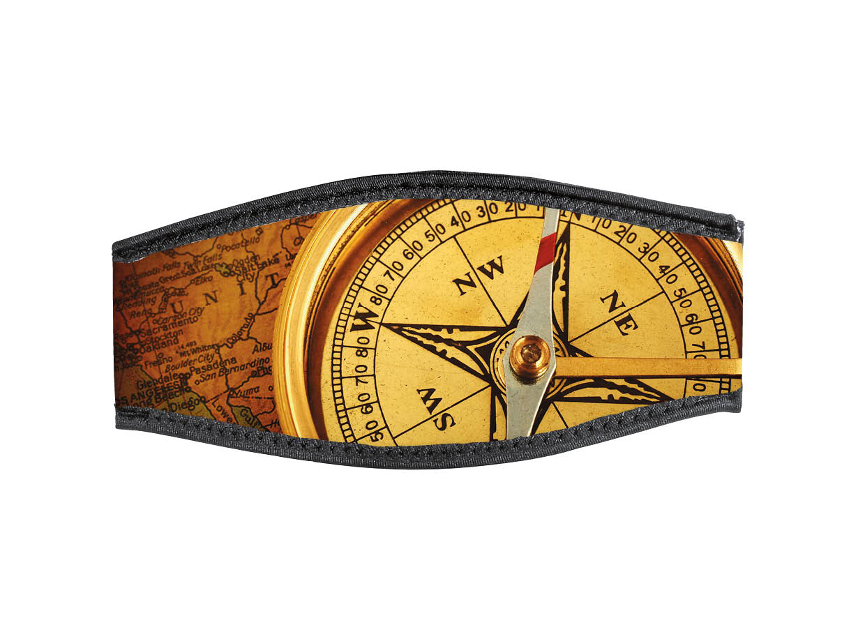 Neoprene Mask Strap - Compass - with double velcro (IN/BUSSO-DV)