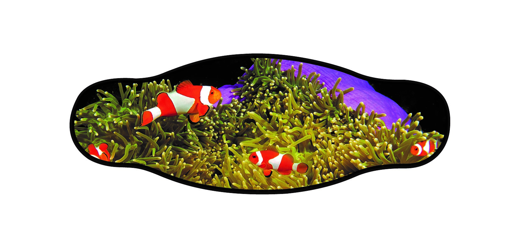 Neoprene Mask Strap - Clown - double layer (IN/CLW)