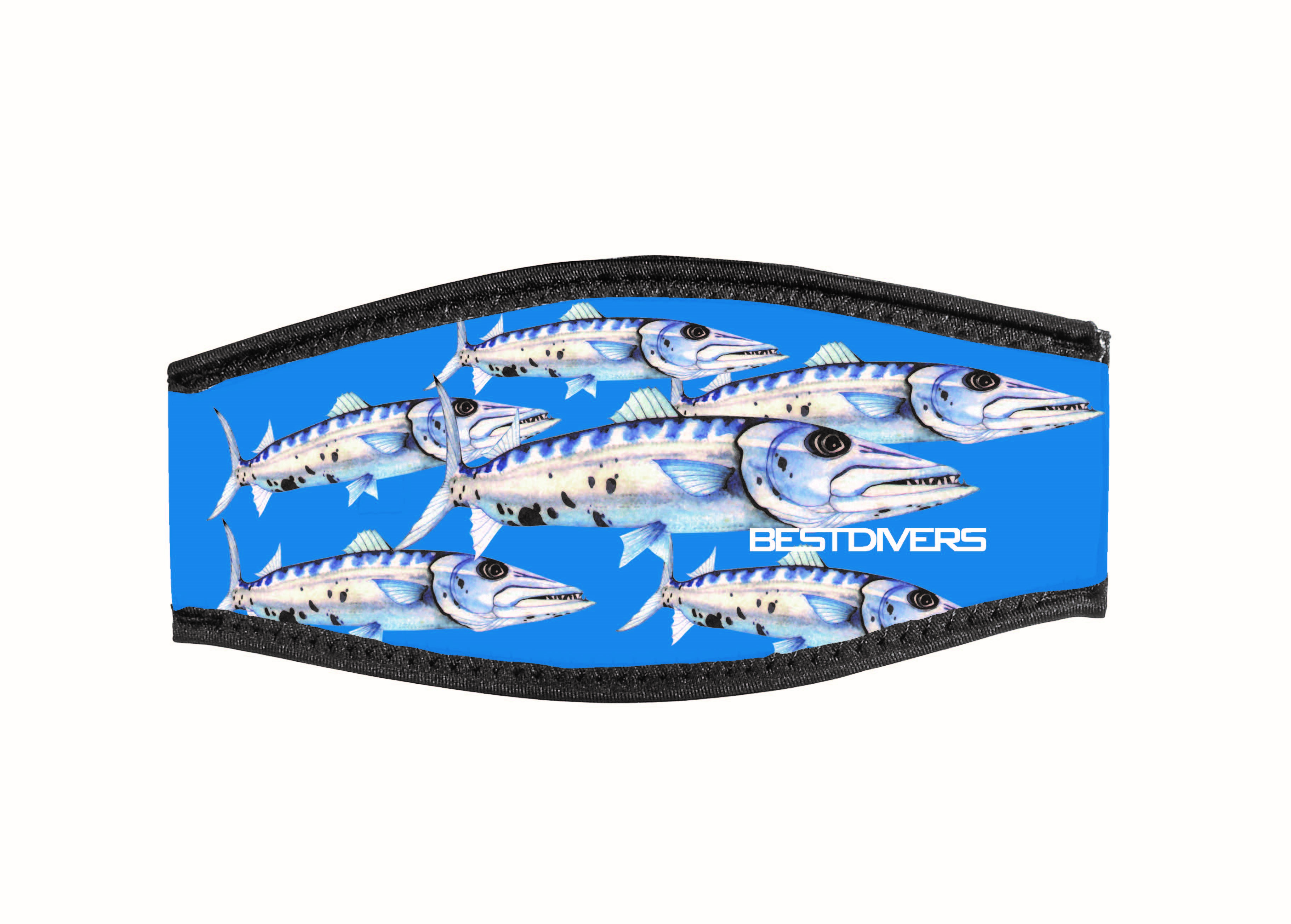 Neoprene Mask Strap - Barracuda - with double velcro (IN/CUDA-DV)