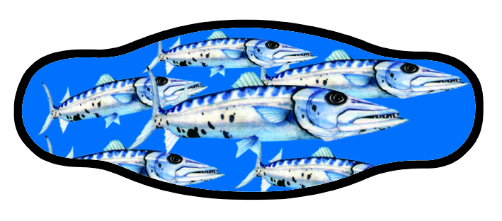Neoprene Mask Strap - Barracuda - double layer (IN/CUDA)