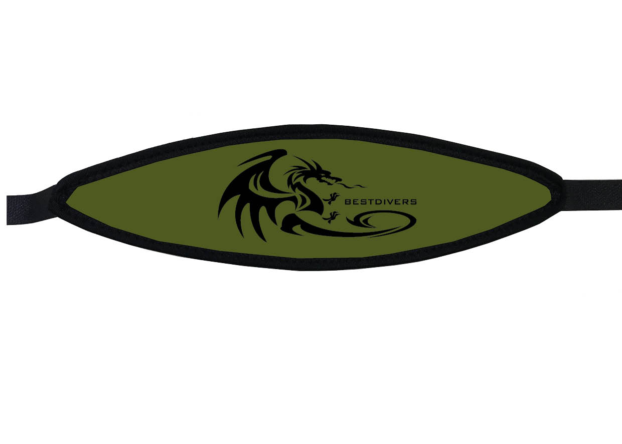 Neoprene Mask Strap - Dragon - with velcro (IN/DRAGO-V)
