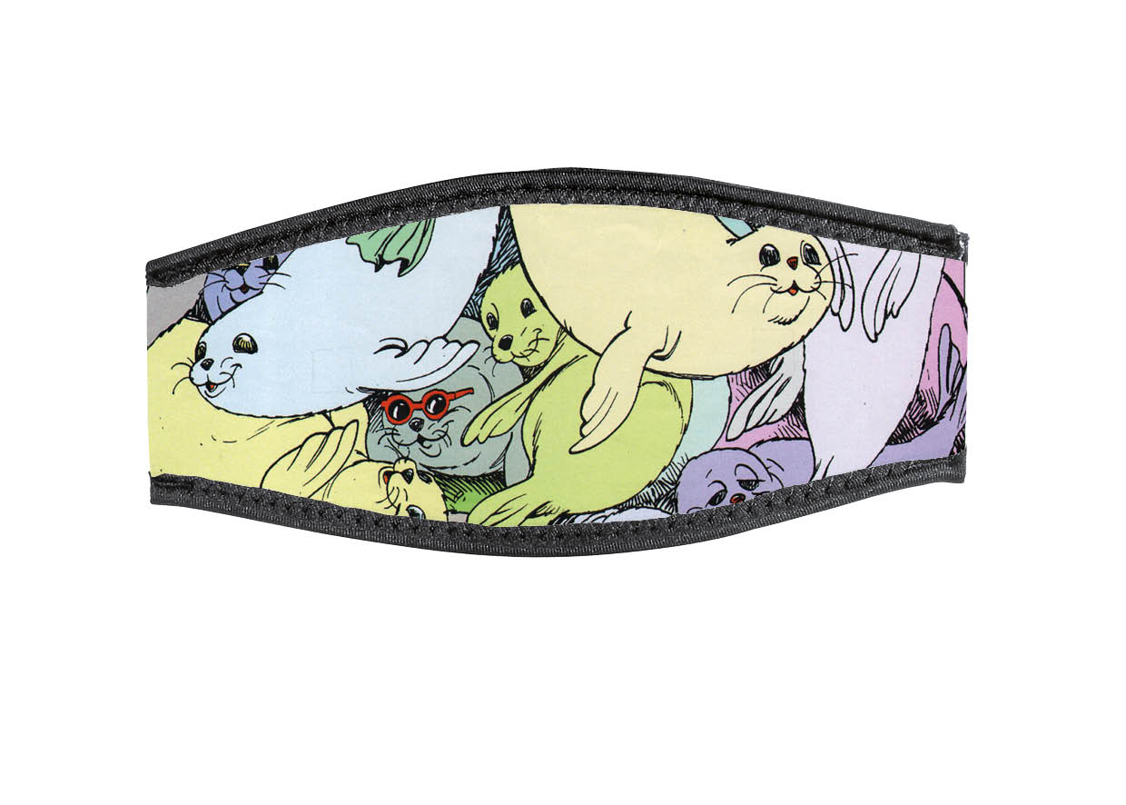 Neoprene Mask Strap - Seal - with double velcro (IN/FOCA-DV)