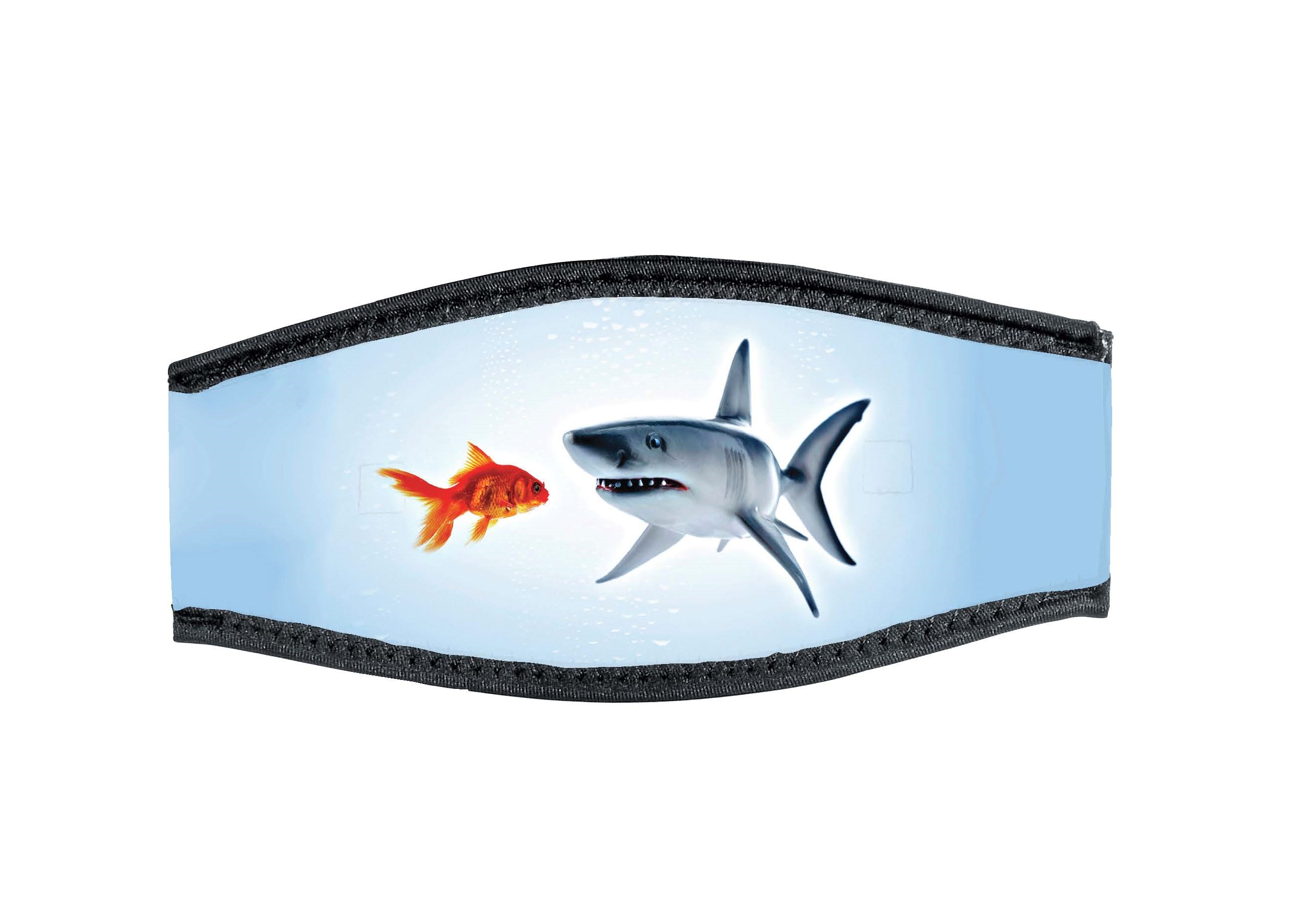 Neoprene Mask Strap - Friends - with  double velcro (IN/FRI-DV)