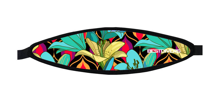 Neoprene Mask Strap - HAWAII - with velcro (IN/HAWAII-V)