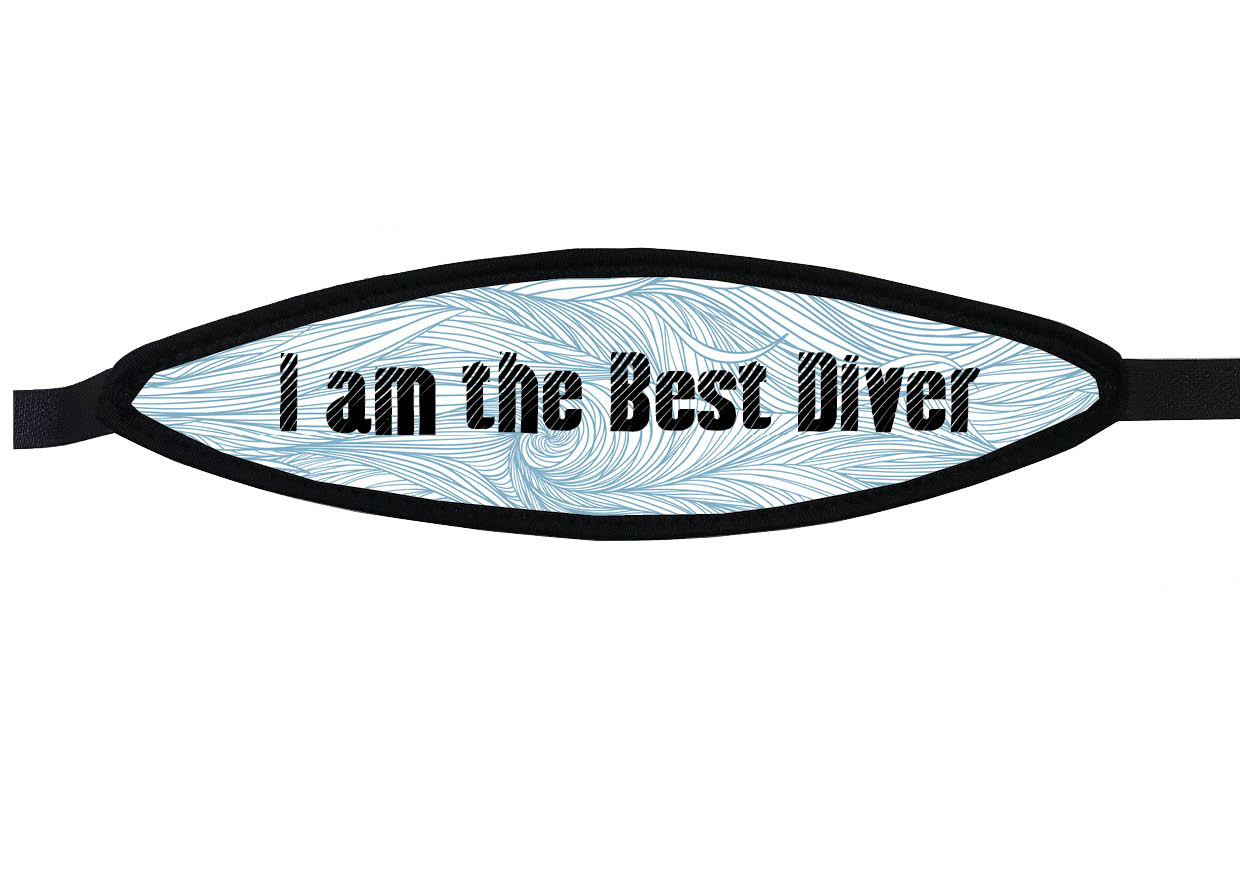 Neoprene Mask Strap - Best Divers - with velcro (IN/IMBD-V)