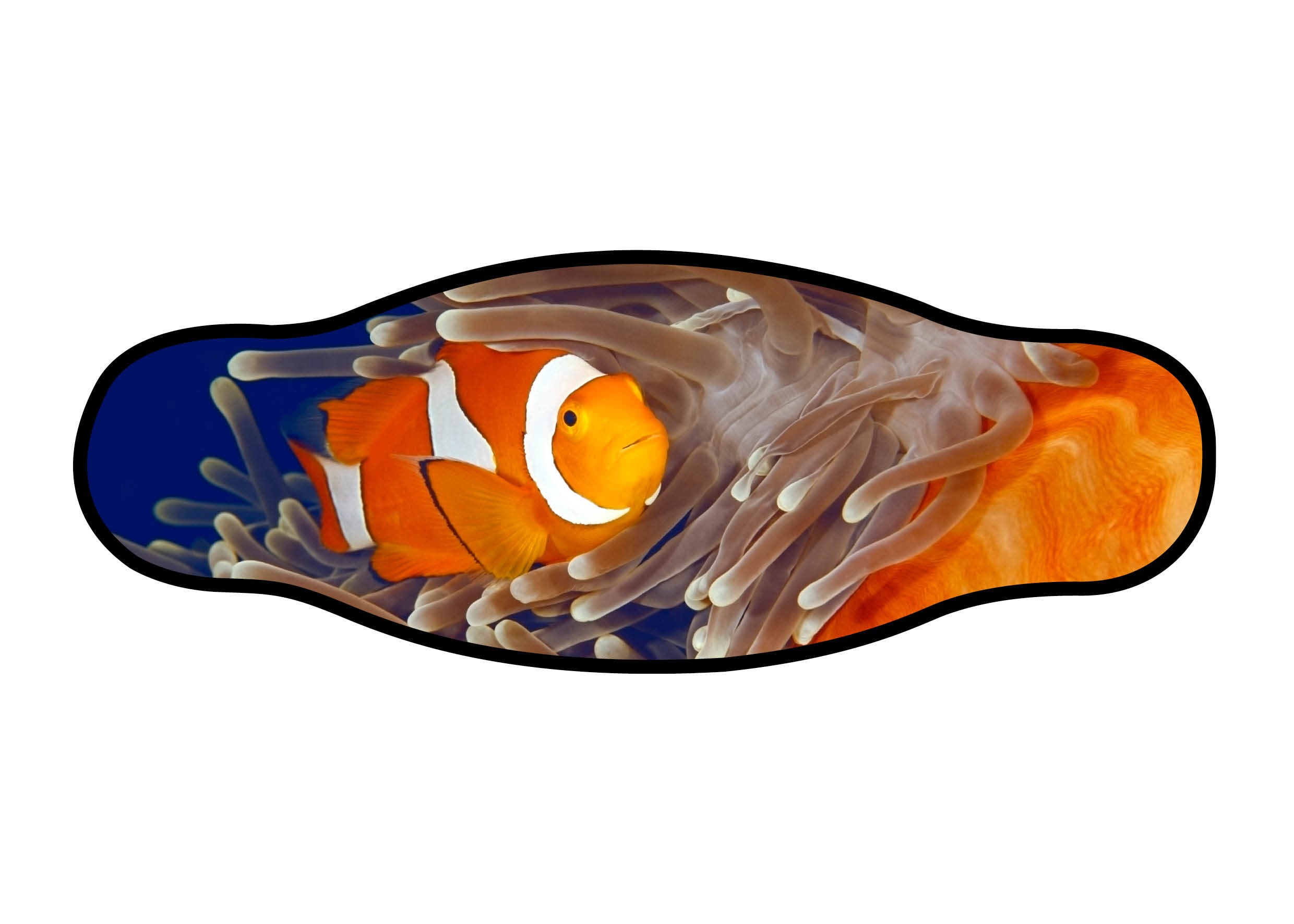 Neoprene Mask Strap - Anemone - double layer (IN/LAZY)
