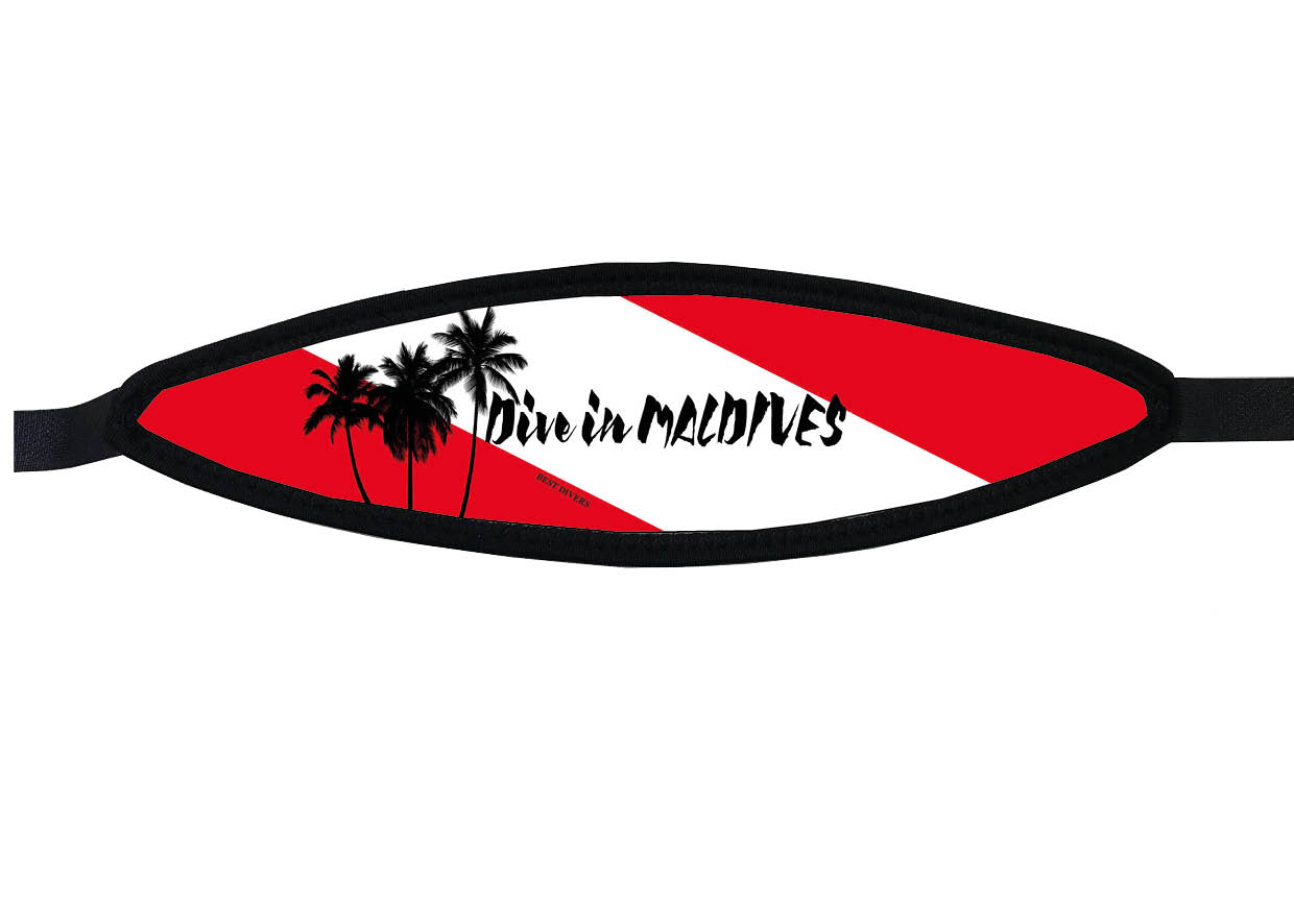 Neoprene Mask Strap - Maldives - with velcro (IN/MAL-V)