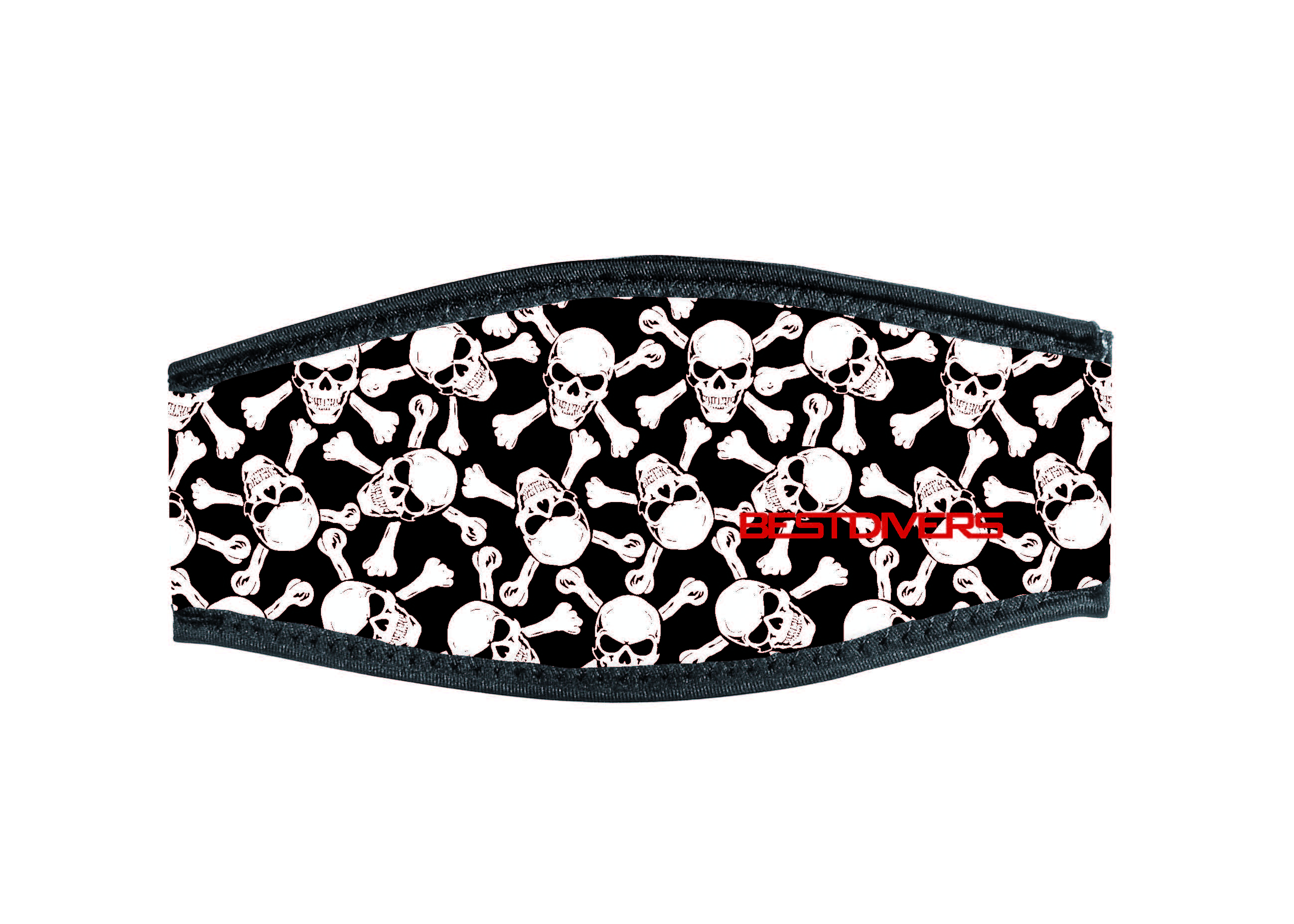 Neoprene Mask Strap - Texture Head - with double velcro (IN/TEX-DV)