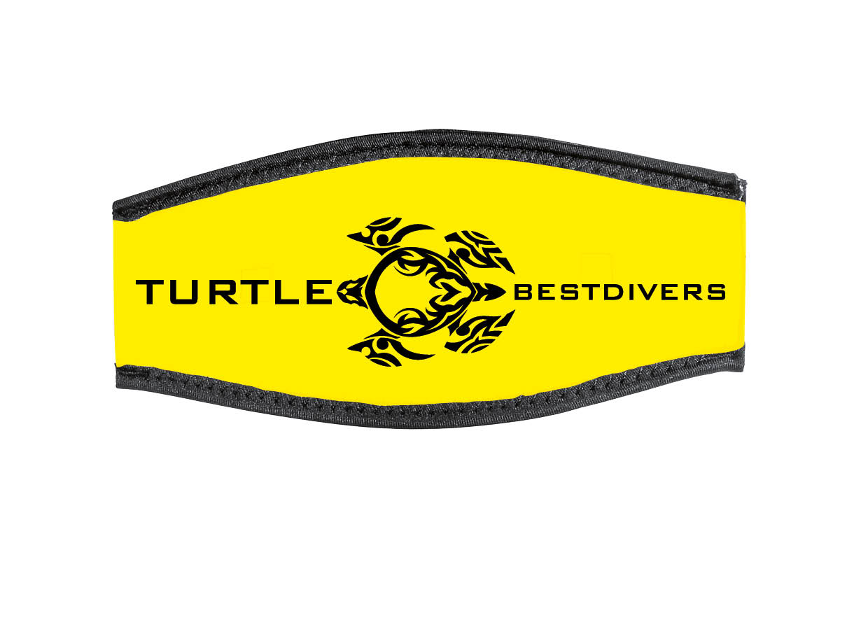 Neoprene Mask Strap - Turtle - with double velcro (IN/TURTLE-DV)