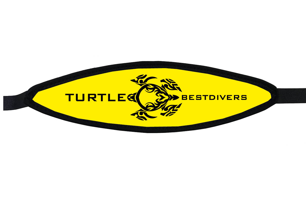 Neoprene Mask Strap - Turtle - with velcro (IN/TURTLE-V)