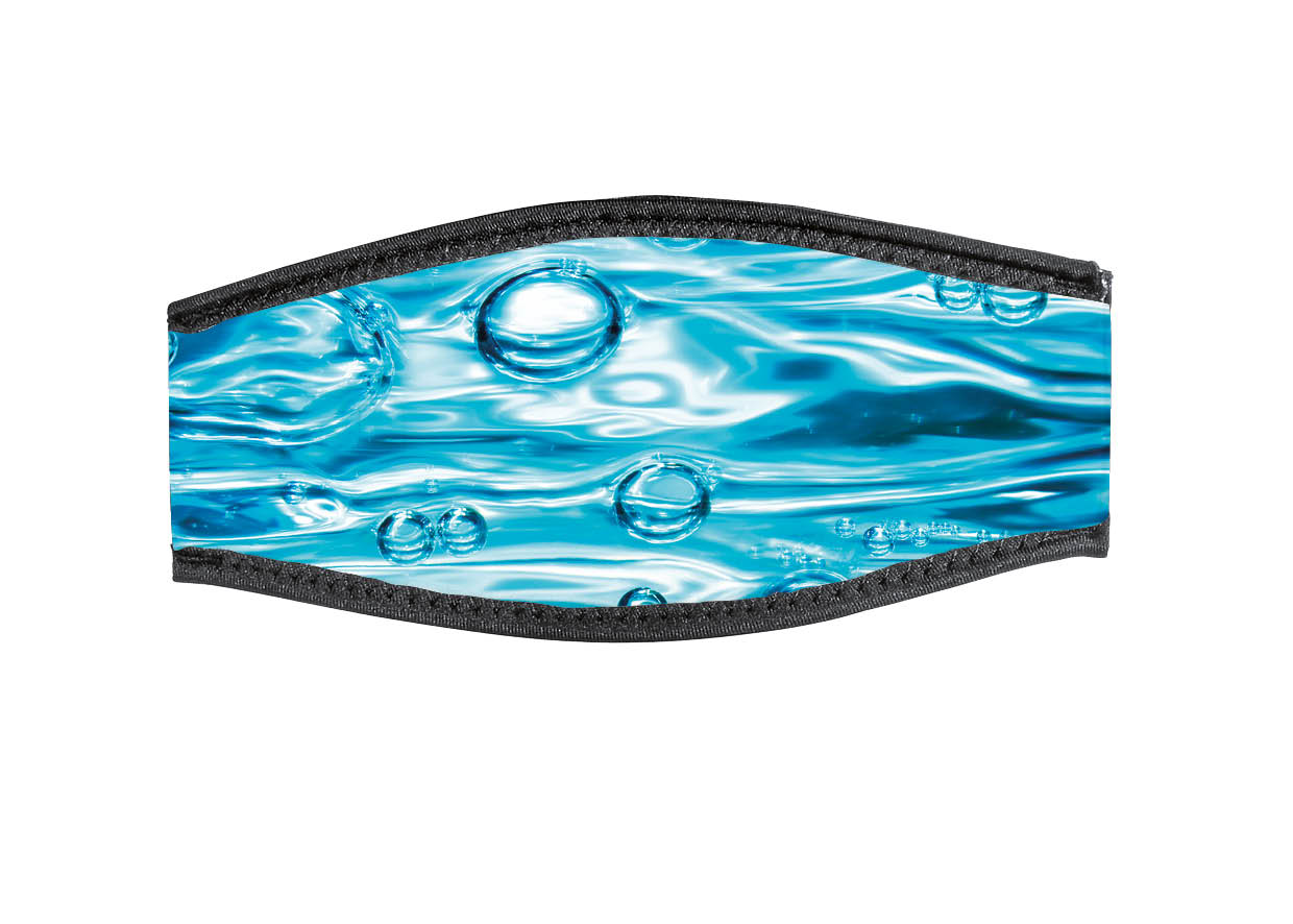 Neoprene Mask Strap - Water  - with double velcro (IN/WATR-DV)