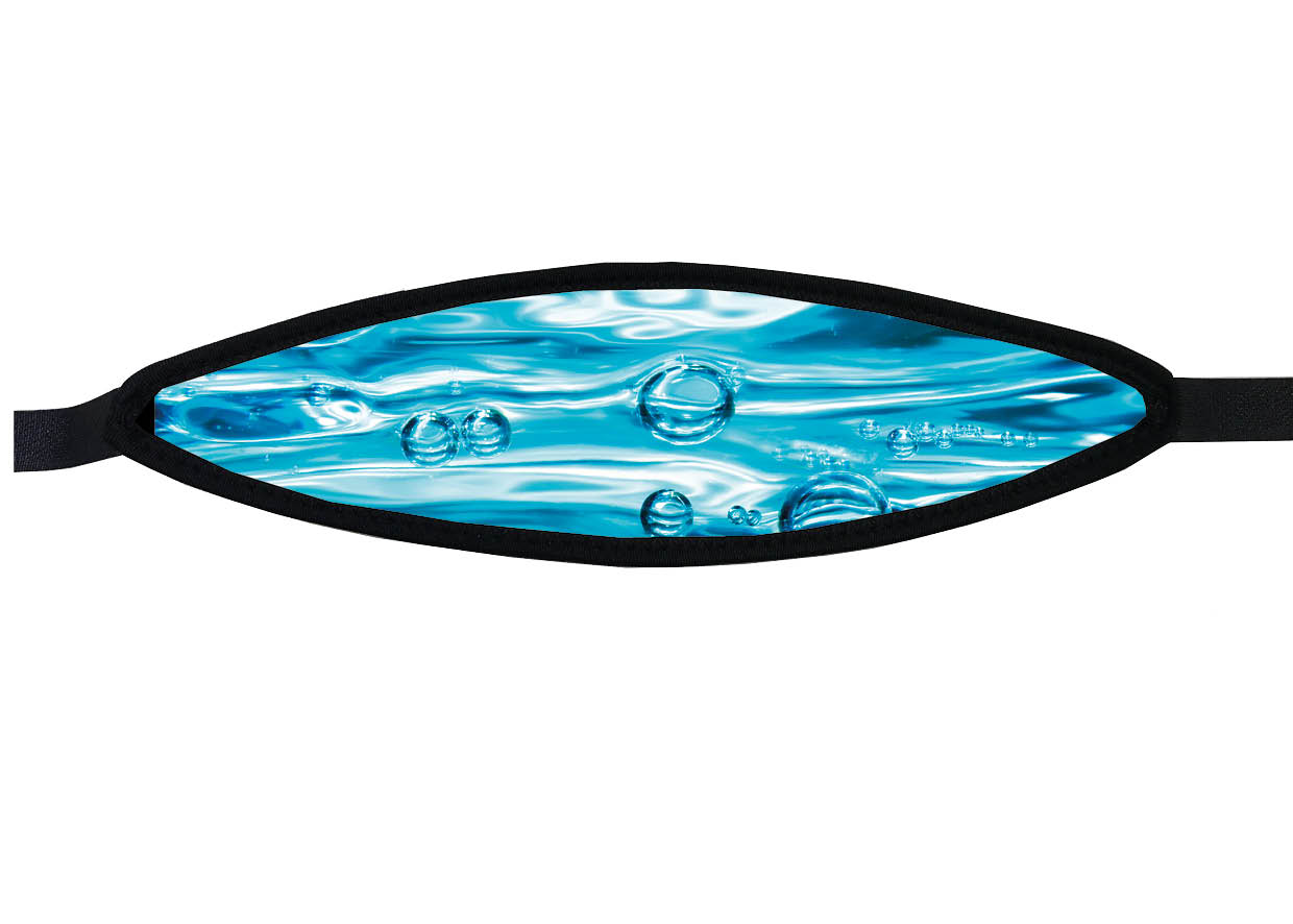 Neoprene Mask Strap - Water  - with velcro (IN/WATR-V)