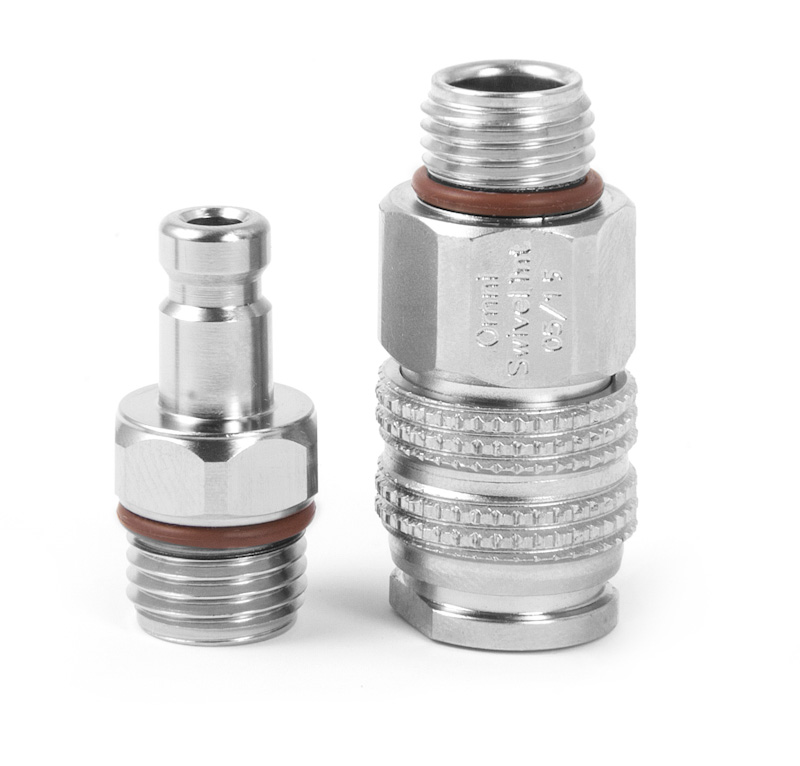 QDNL-YM-S - Two Piece Quick Disconnect to Regulator Hose Adaptor - Non Locking