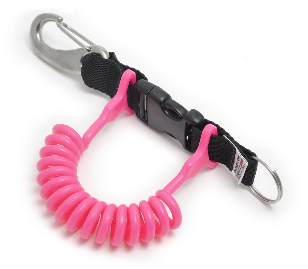 Best Divers Extandable Coil Clip with VELA Magnum Polyurathan Spiral - Fuscia (Ai0224FXL) Best Divers Extandable Coil Clip with VELA Magnum Polyurathan Spiral - Fuscia (Ai0224FXL)