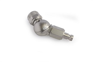 Omniswivel with QD Male & Check Valve - Standard for 9/16