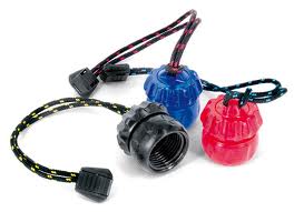 Rotating Din Cap - Blue (AE0151B) Rotating Din Cap - Blue (AE0151B)