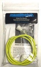 AquaSketch Bungee Wrist Mount Kit - Black (AQ-BUNG-B) - requires some assembly